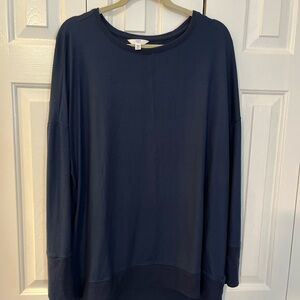 Time and Tru Women's Deep Blue Sweatshirt